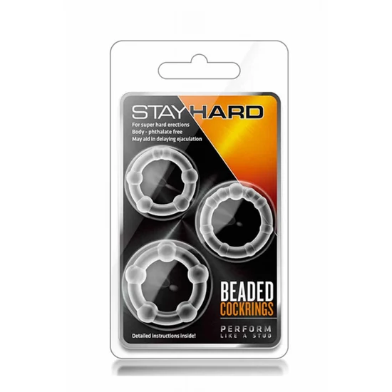 Blush Novelties Stay Hard Beaded Cockrings