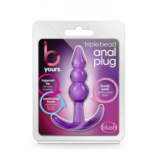 Blush Novelties B Yours Triple Bead Anal Plug