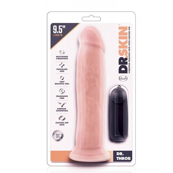 Blush Novelties Dr. Skin Dr. Throb 9.5