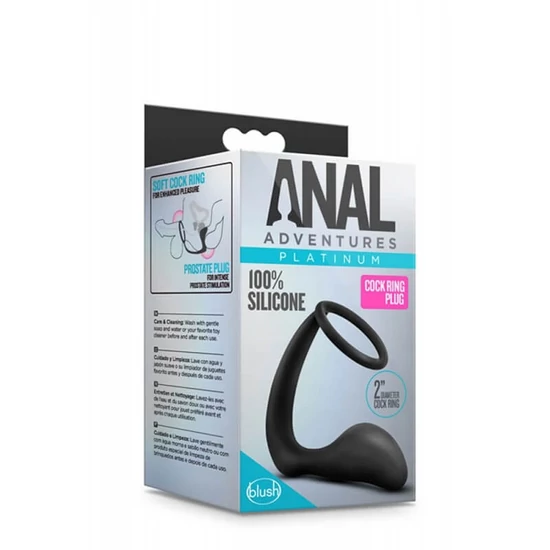 Blush Novelties Anal Adventures Cock Ring Plug