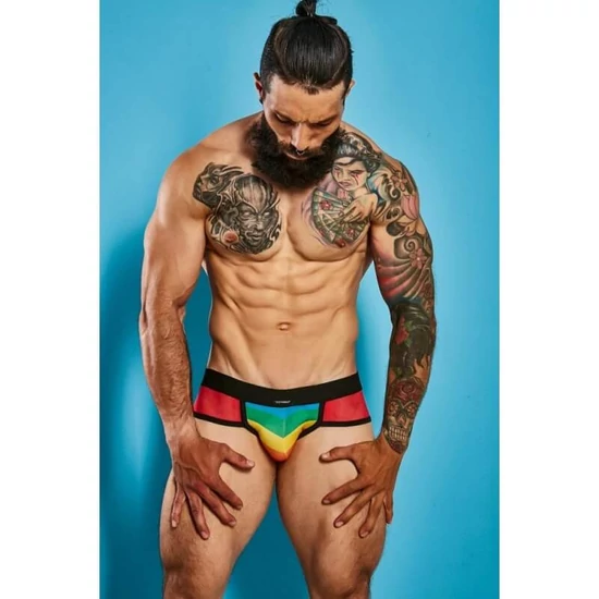 Cut4Men Mixed Jockstrap Rainbow