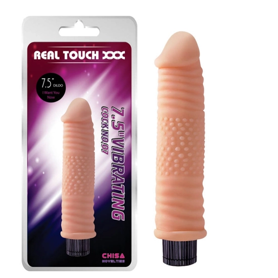 Chisa Novelties Real Touch XXX Vibrating Cock No. 07 7.5