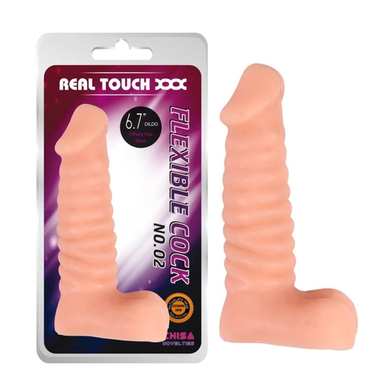 Chisa Novelties Real Touch XXX Flexible Cock No. 02 6.7