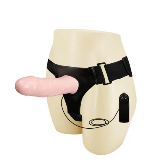 Debra Hollow Strap-On With Vibration