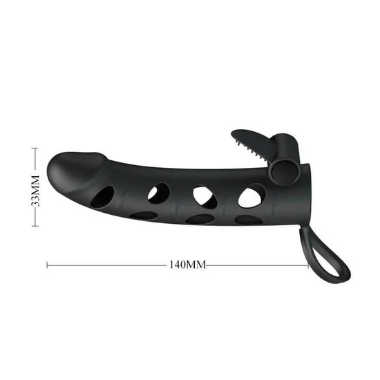 Pretty Love Penis Sleeve With Ball Strap