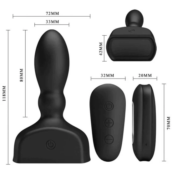 Pretty Love Play Inflatable Anal Plug
