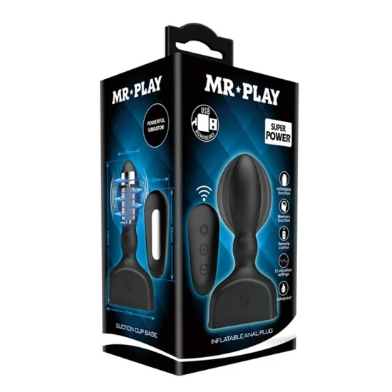 Pretty Love Play Inflatable Anal Plug