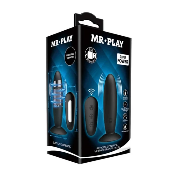 Pretty Love Mr. Play Remote Control Vibrating Anal Plug