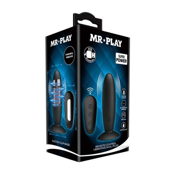 Pretty Love Mr. Play Remote Control Vibrating Anal Plug