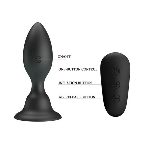 Pretty Love Mr. Play Vibrating Anal Plug With Remote Control