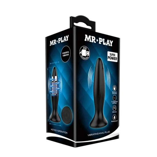 Pretty Love Mr. Play 12 Function Vibrating Anal Plug