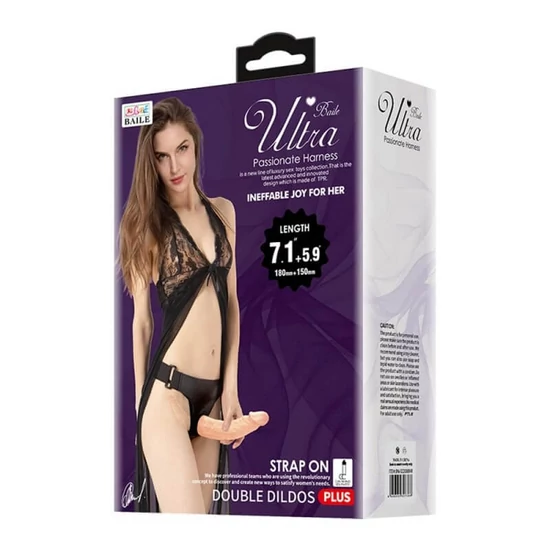 Debra Wearable Harness Strap On Double Ended Realistic Dildo