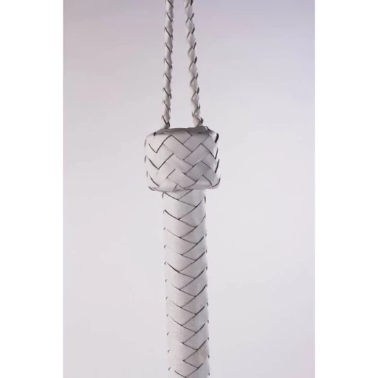 Devil Sticks Kid Handle Kid Leather Braided Tails
