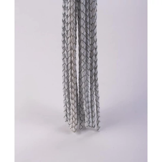 Devil Sticks Kid Handle Kid Leather Braided Tails