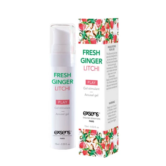 Exsens Cooling Arousal Gel Fresh Ginger Lithci