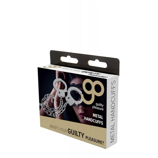 Guilty Pleasure GP Metal Handcuffs Long Chain