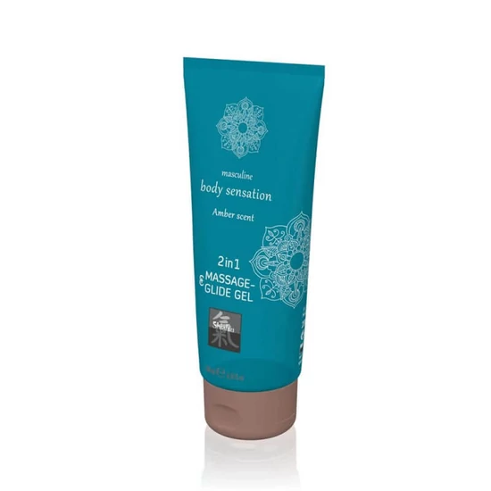 Shiatsu Massage- & Glide Gel 2 in 1 Amber Scent