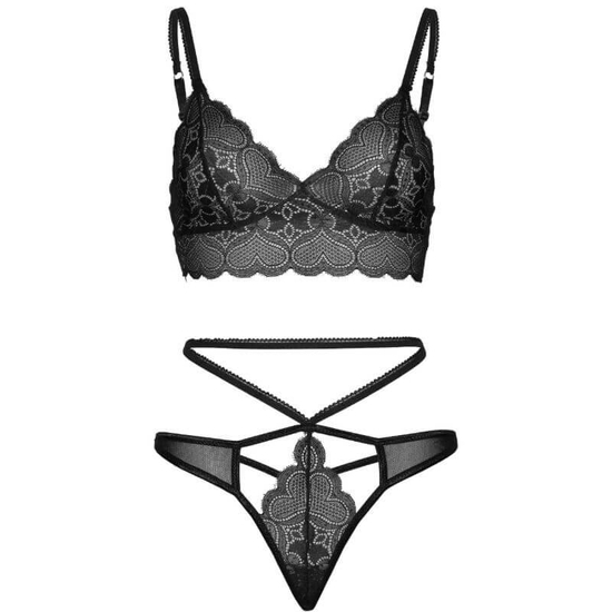 Leg Avenue Lace Bralette And Thong