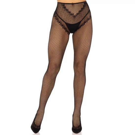 Leg Avenue Crotchless Backseam Tights