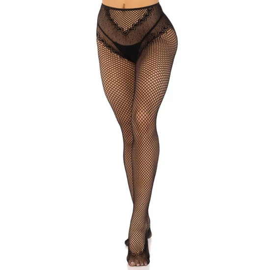 Leg Avenue Crotchless Backseam Tights