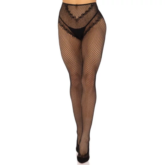 Leg Avenue Crotchless Backseam Tights