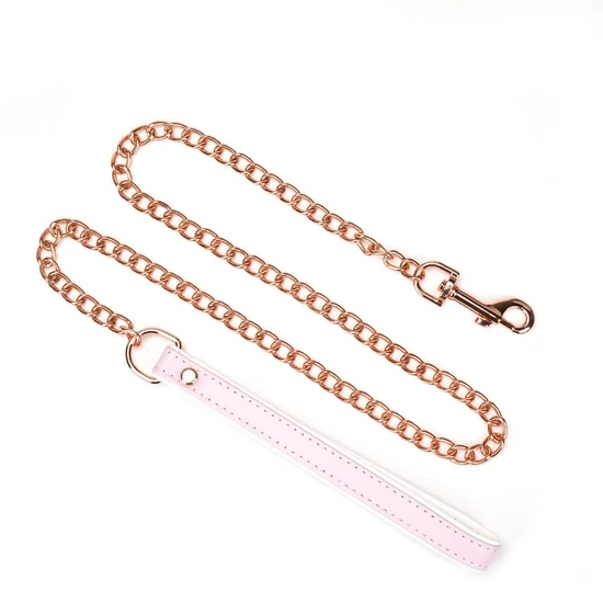 Liebe Seele White &amp; Pink Fairy Goat Leather Collar