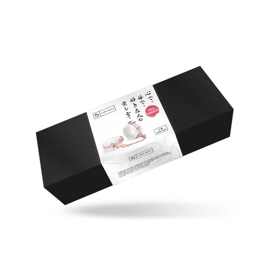 Liebe Seele White &amp; Pink Fairy Goat Leather Ankle Cuffs