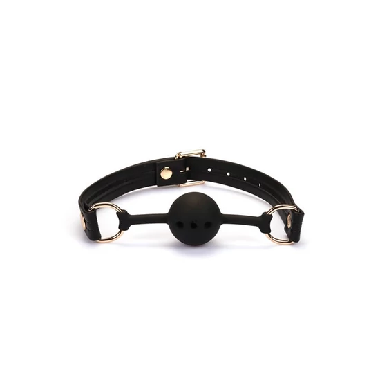 Liebe Seele Black Organosilicon Ball Gag