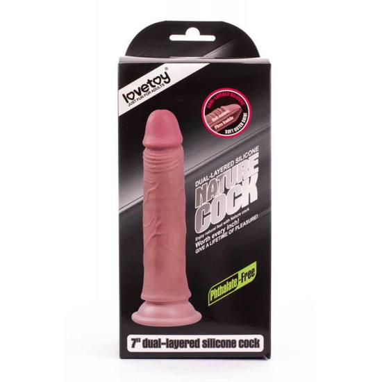 Lovetoy 7 Dual-Layered Silicone Nature Cock
