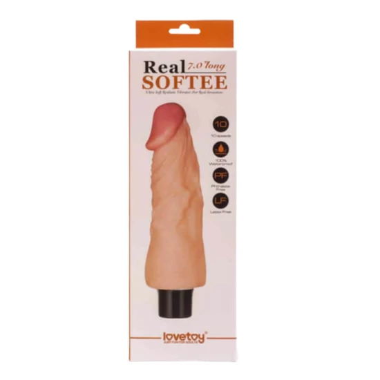 Lovetoy 7 Real Softee Vibrating Dildo