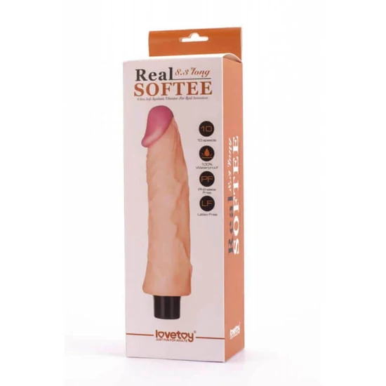 Lovetoy 8.3 Real Softee Vibrating Dildo