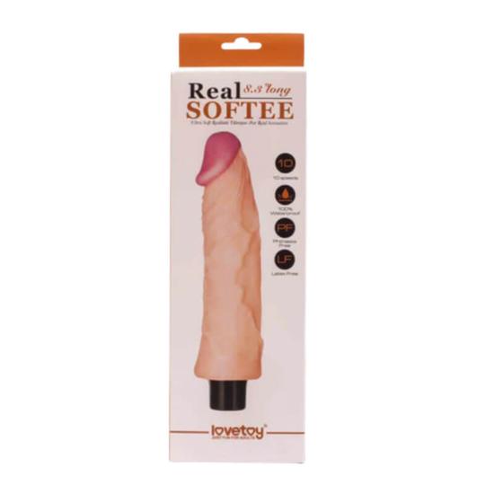Lovetoy 8.3 Real Softee Vibrating Dildo