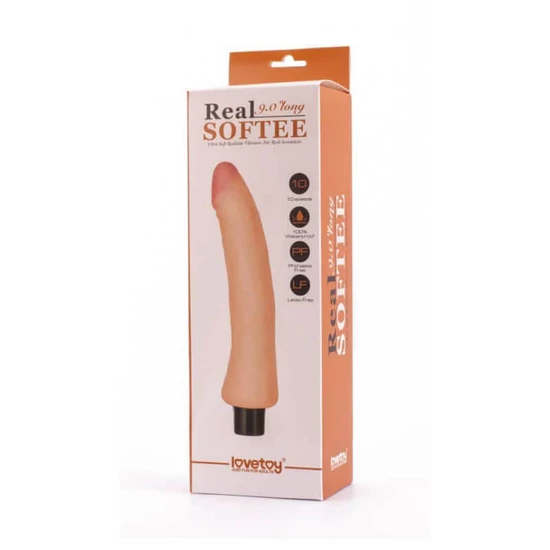 Lovetoy 9 Real Softee Vibrating Dildo