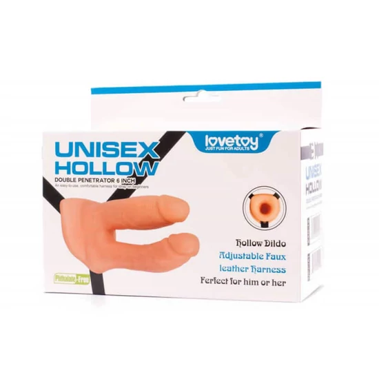 Lovetoy Unisex Hollow Strap-On Double Penetration