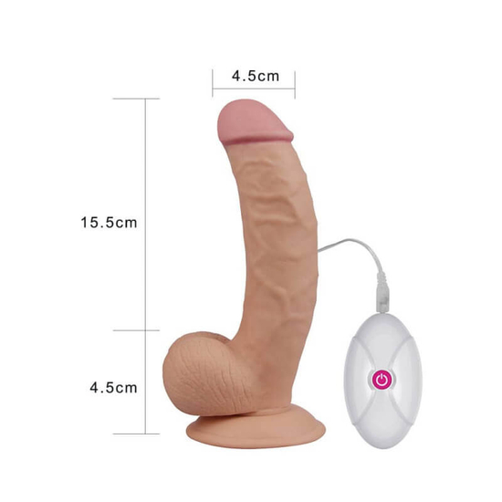 Lovetoy 8.5 The Ultra Soft Dude Vibrating