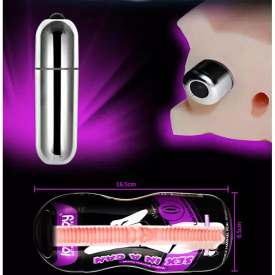 Lovetoy Sex In A Can Vibrating Vagina Tunnel