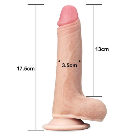 Lovetoy 7.0 Sliding-Skin Dual Layer Dong