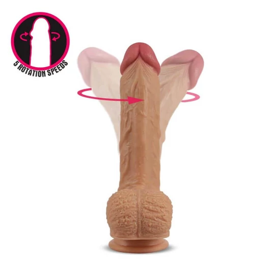 Lovetoy Dual Layered Silicone Rotating Nature Cock Liam