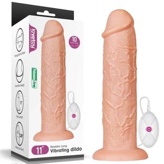 Lovetoy 11 Realistic Long Vibrating Dildo