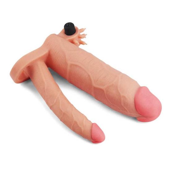 Lovetoy Add 3 Vibrating Double Penis Sleeve