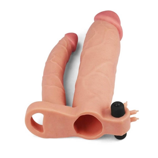 Lovetoy Add 3 Vibrating Double Penis Sleeve