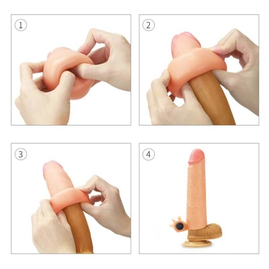 Lovetoy Add 2 Vibrating Silicone Extender
