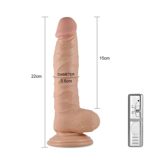 Lovetoy 8.5 Real Extreme Vibrating Dildo
