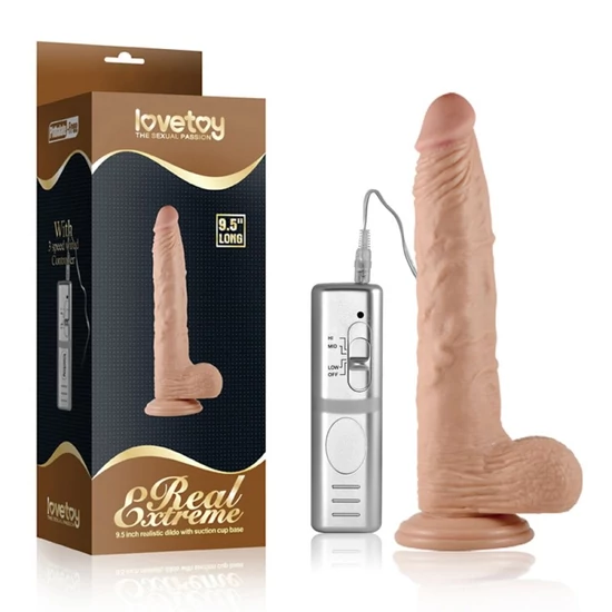 Lovetoy 9.5 Real Extreme Vibrating Dildo