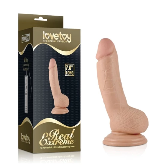 Lovetoy 7 Real Extreme Vibrating Dildo