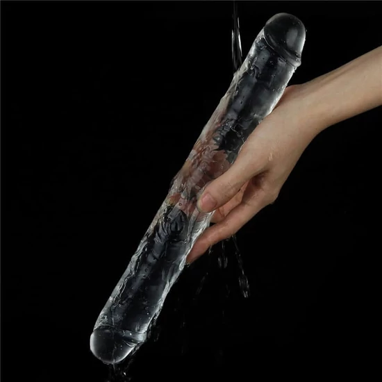 Lovetoy 12 Flawless Clear Double Dildo
