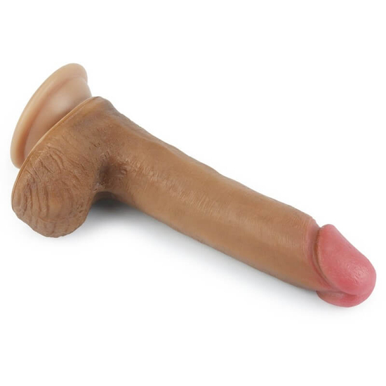 Lovetoy 8 Dual-Layered Platinum Silicone Cock