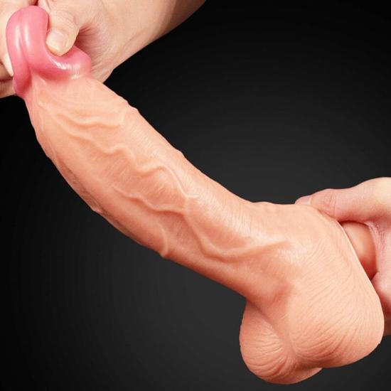 Lovetoy 10 Dual-Layered Silicone Nature Cock