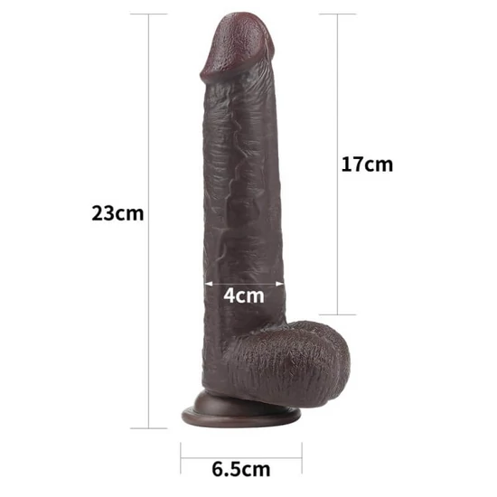 Lovetoy 9 Sliding Skin Dual Layer Dong