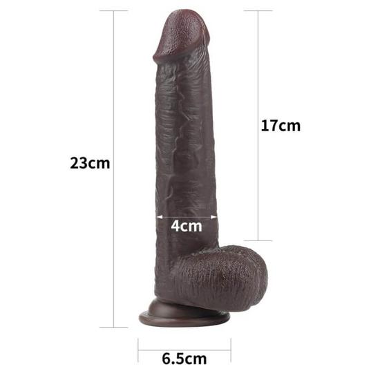 Lovetoy 9 Sliding Skin Dual Layer Dong